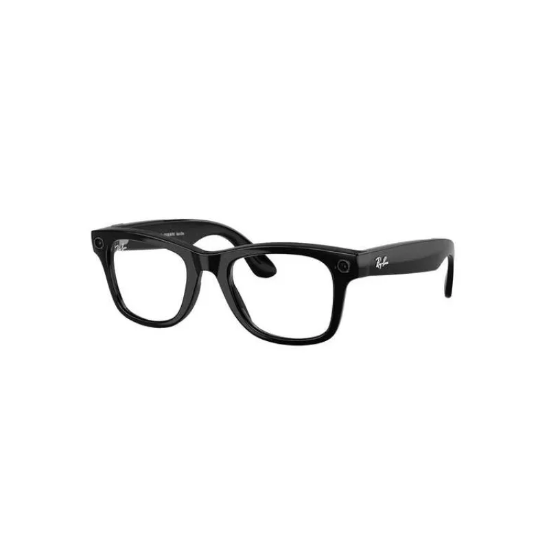 Meta Ray-Ban Gen2 Wayfarer, Shiny Black, Green transitions (RW4012 601/1M50)