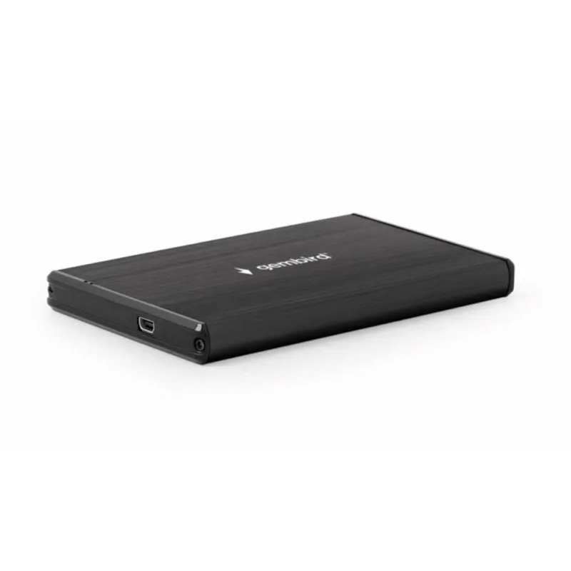 GEMBIRD externí box pro 2.5" zařízení, USB 3.0, broušený hliník, černá…
