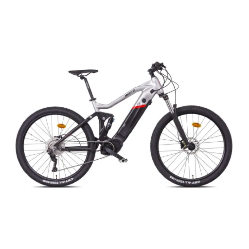 MAYO e-FS 29" DAMPER COMP D Horské elektrokolo 1x11spd 2026 stříbrno-černé