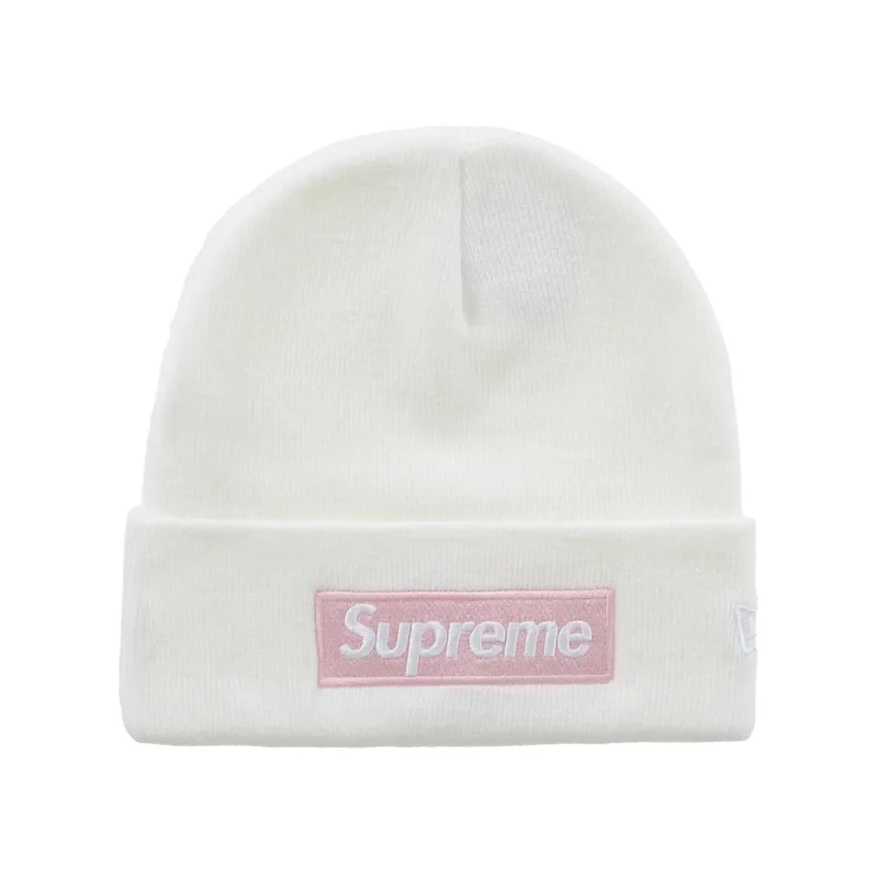 Supreme New Era Box Logo Beanie (FW25) White - OS