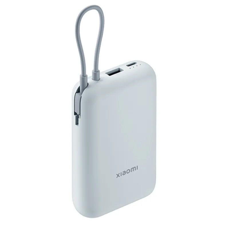 Xiaomi Power Bank 10000mAh 22,5W itegr.USB-C kabel Ice Blue