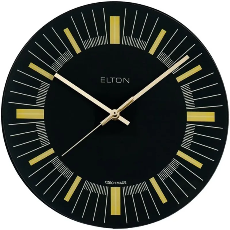 MPM Hodiny ELTON Retro - černé E19.4686.90.retro tm