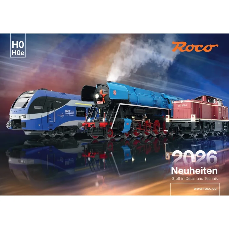 Roco Roco Katalóg noviniek 2026 v nemeckom jazyku