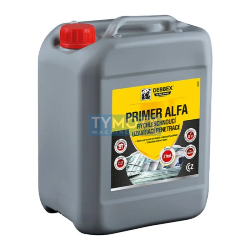 Debbex Primer ALFA - 10 L mliečno biela, kanister