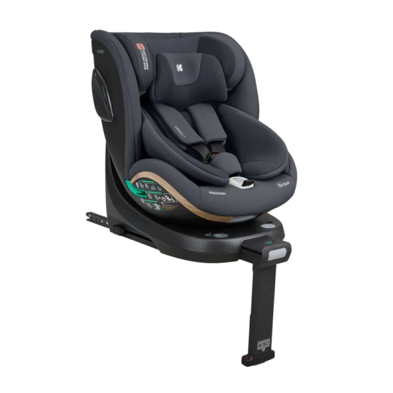 KikkaBoo Autosedačka 40-150 cm i-Twist i-SIZE Grey