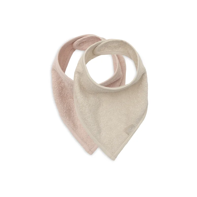 Jollein Podbradník bandana 2ks Silk Rose / Sand