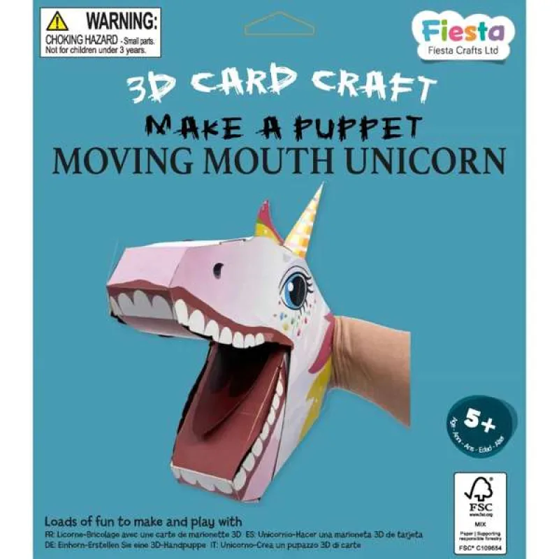 Fiesta Crafts Kreatívna súprava 3D bábka Lev Jednorožec