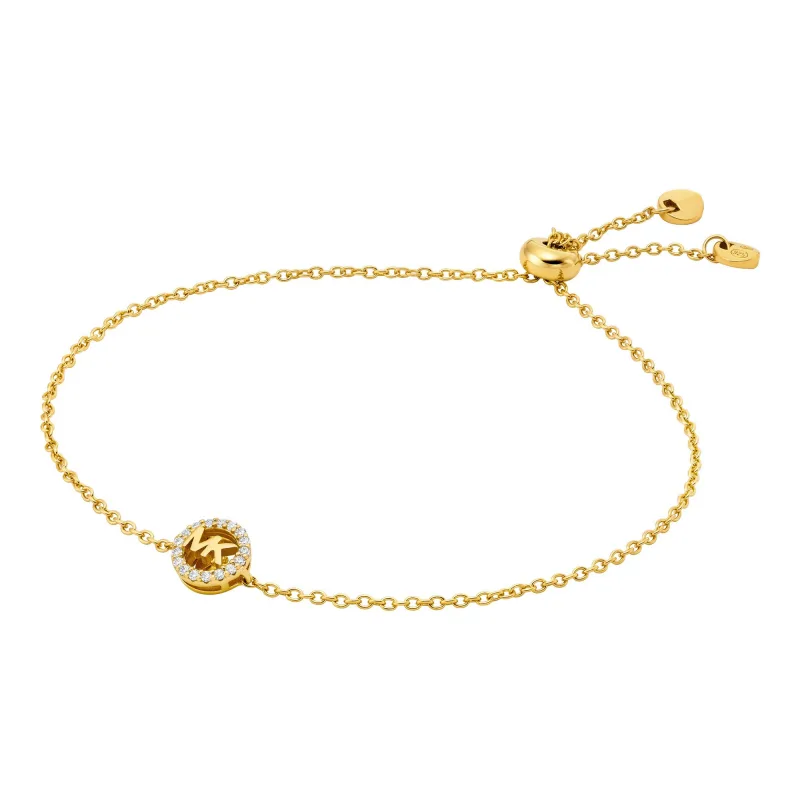Michael Kors náramok strieborný pozlátený MKC1762CZ710