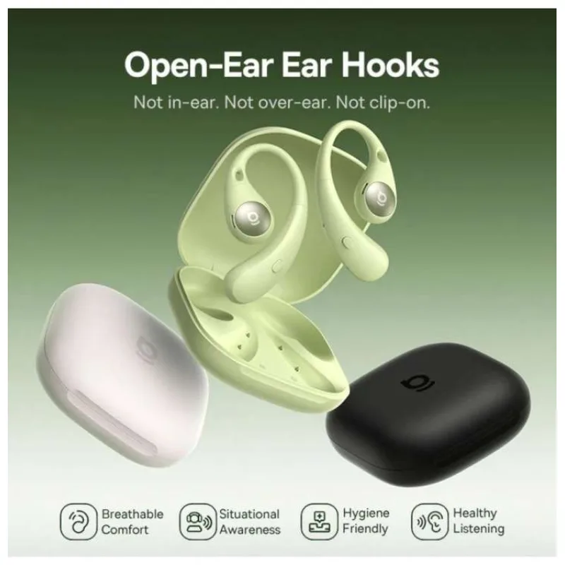 Baseus Bass BF1 Pro Eli Sport 2 Bezdrôtové Slúchadlá Natural Green (6953156299382)