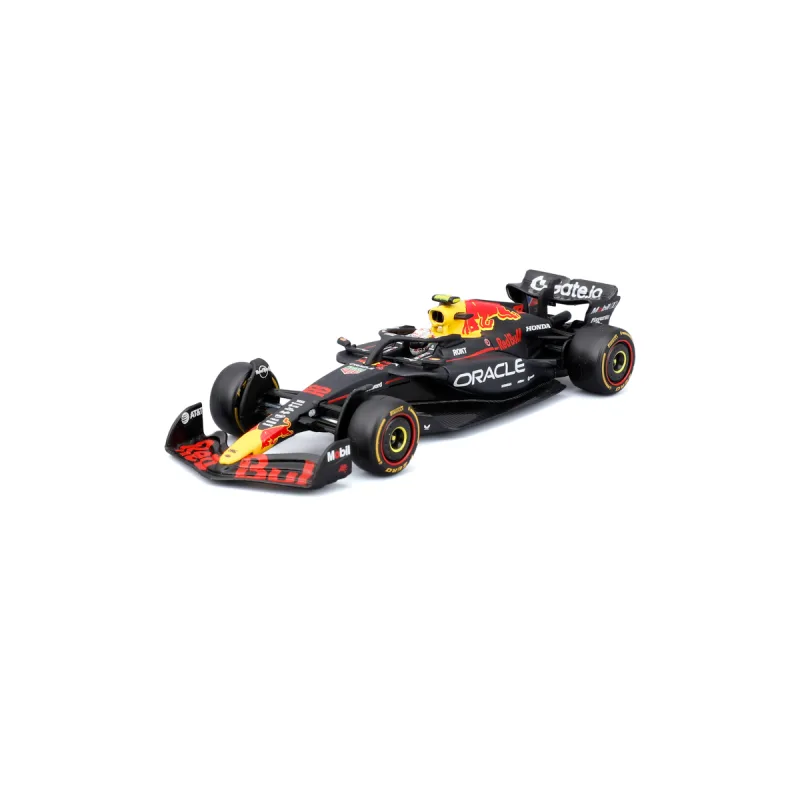 Bburago - RACE F1 v dekoratívnom boxe, Oracle Red Bull Racing RB21 (2025), #22 Yuki Tsunoda, 1:43