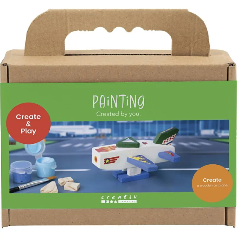 Creativ Company Kreatívna sada Lietadlo drevené