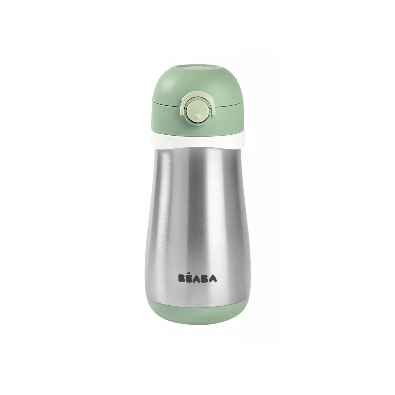 Beaba Hrnček termoizolačný nerez 350ml Sage Green