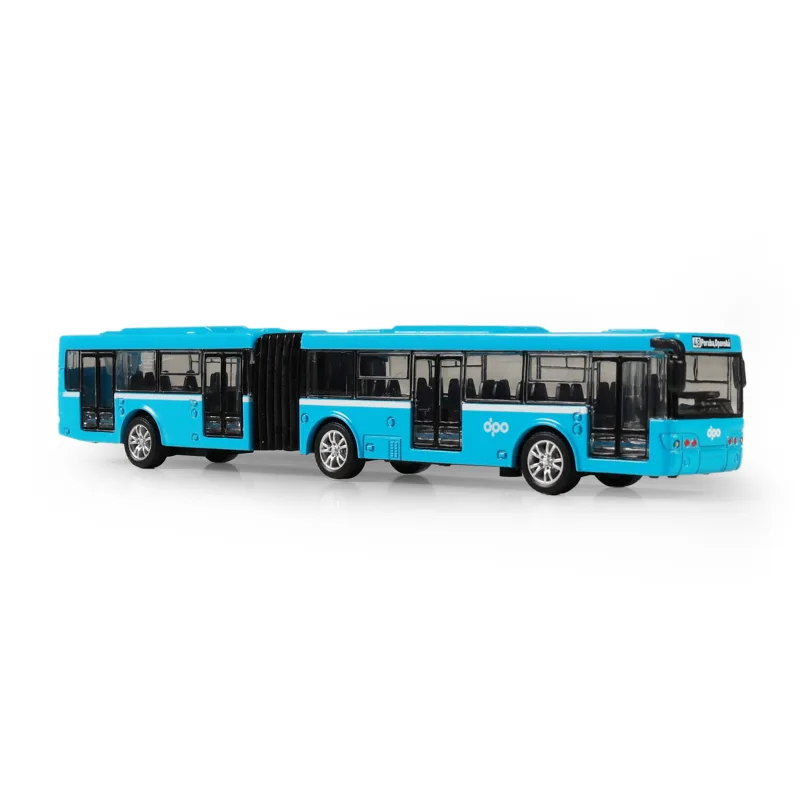 Rappa Kovový kĺbový autobus DPO Ostrava modrý 18 cm