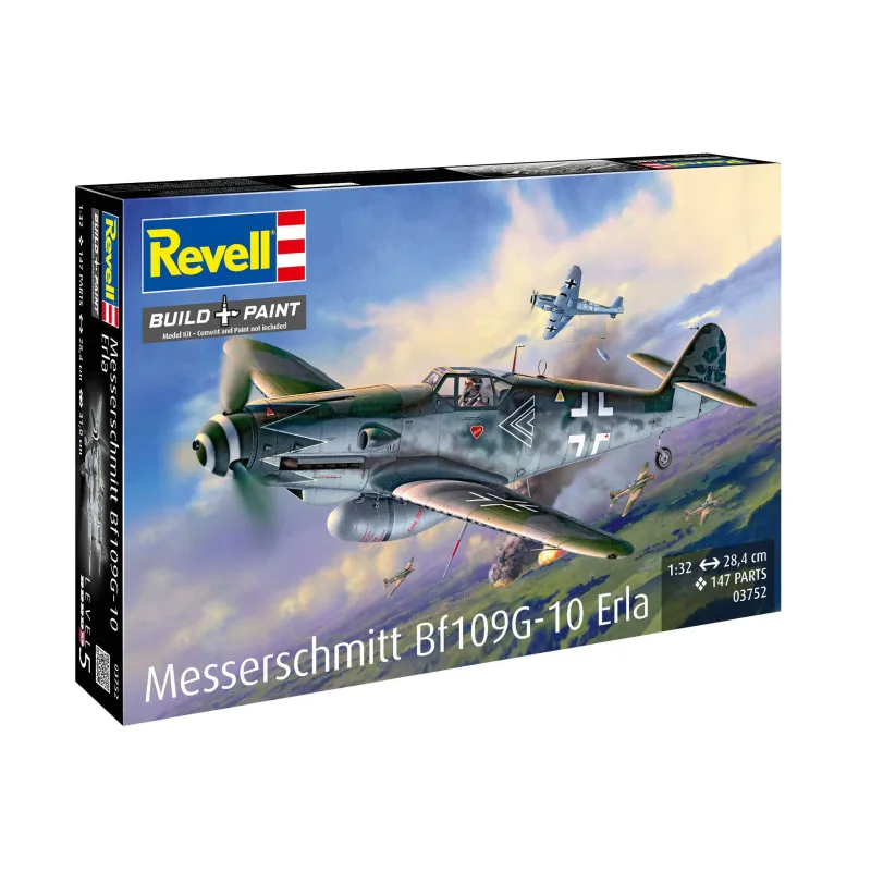 Revell Plastic ModelKit lietadlo 03752 - Messerschmitt Bf109G-10 Erla (1:32)