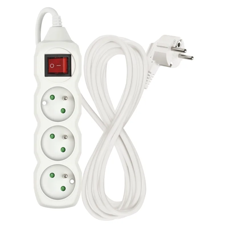 EMOS Prodlužovací přívod 3z/5m 1,0mm + vypínač 1902130500