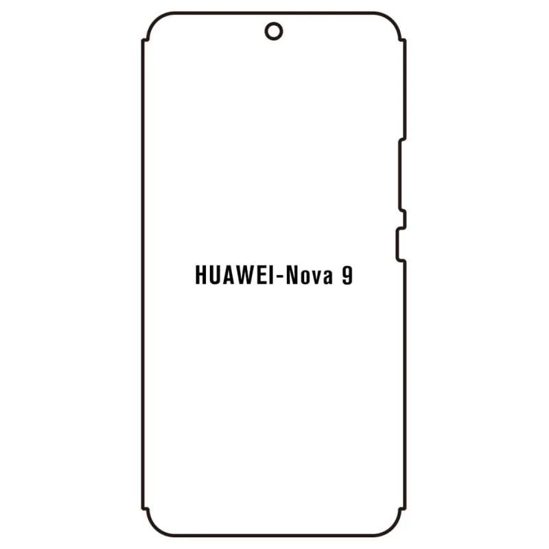 Sunshine Huawei Nova 9 Predná Hydrogél ochranná fólia Strih: Predná časť a rám, Typ fólie: Anti-Spy (Privacy)