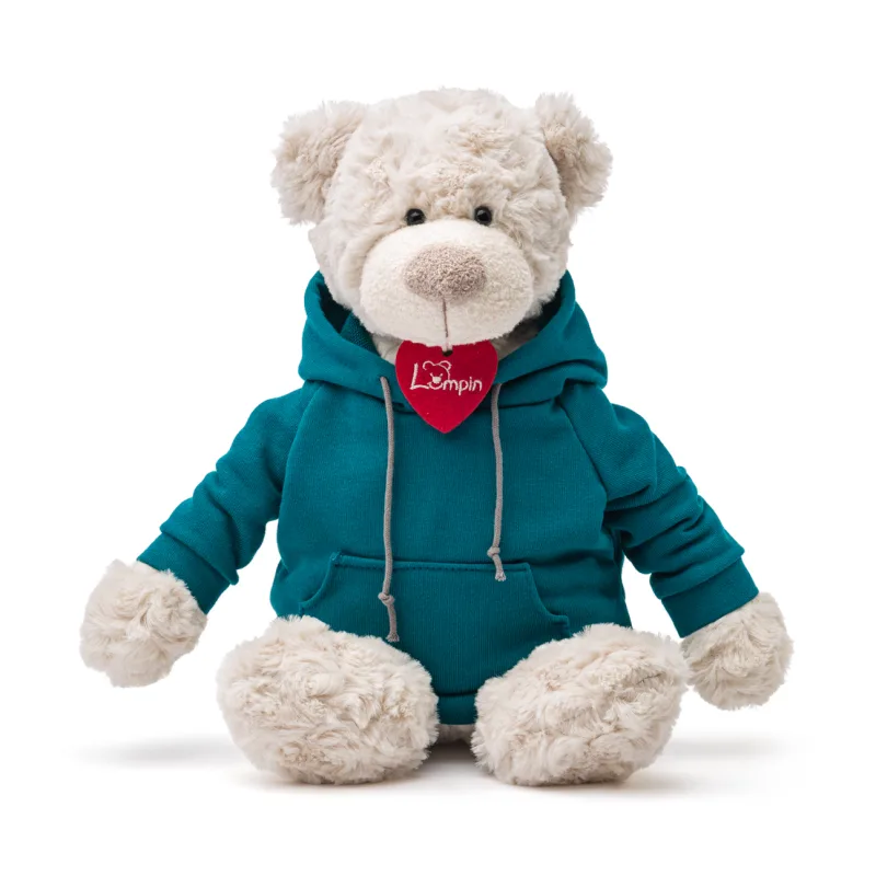 Lumpin Medveď Spencer v modrej mikine, 36cm