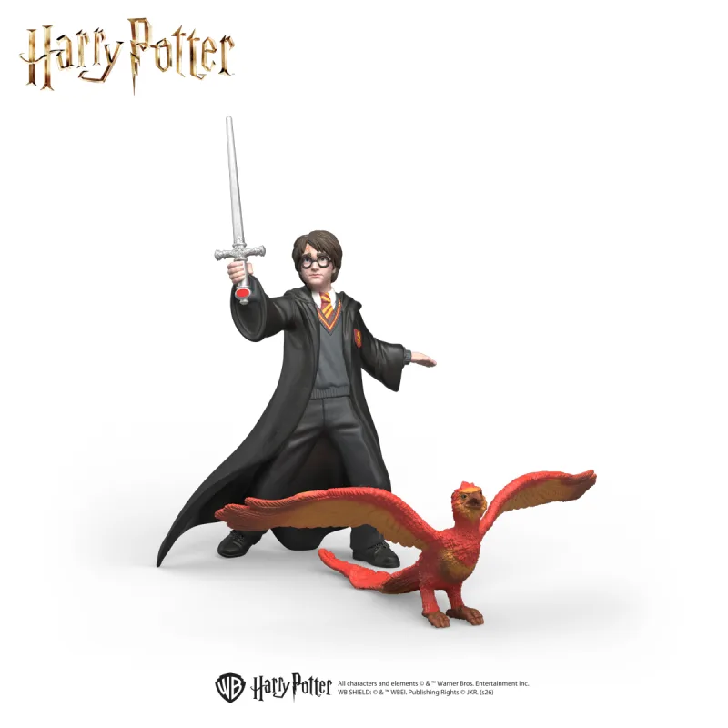Schleich Harry Potter - Harry & Fawkes s mečom