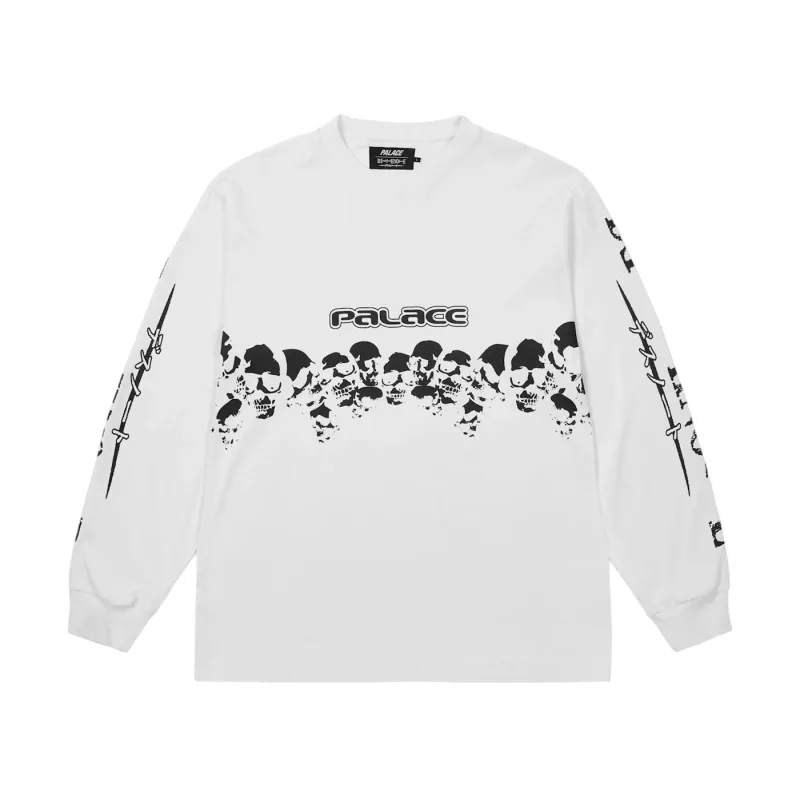 Palace Death Note Longsleeve White - XL