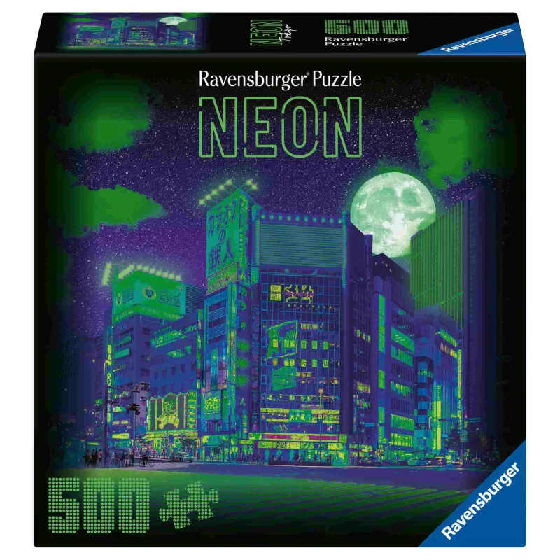 Ravensburger Neónová kolekcia: Tokio 500 dielikov