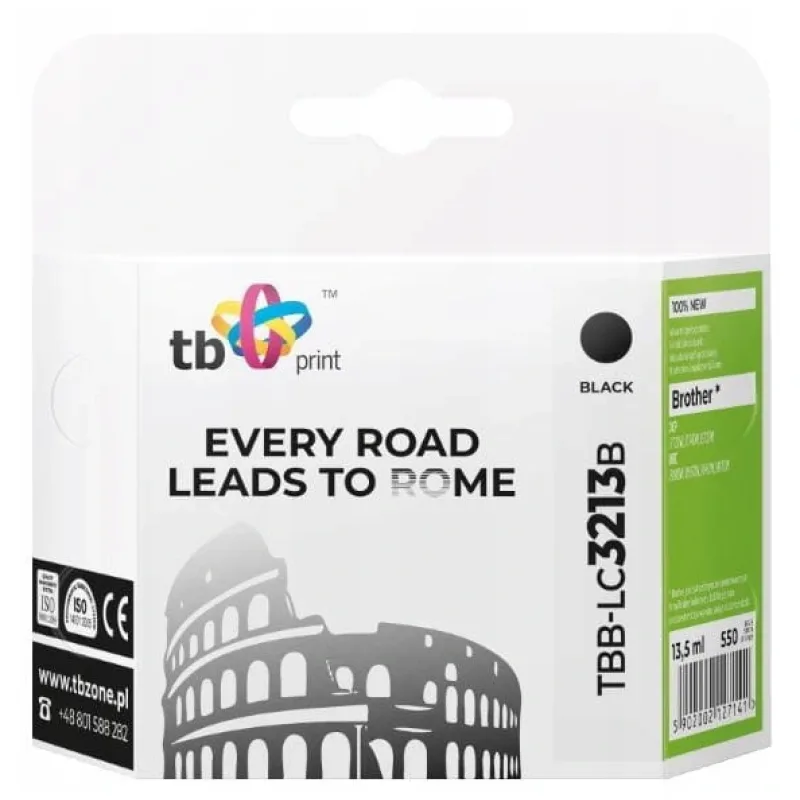 Ink. kazeta TB kompat. s Brother TBB-LC3213B BK TBB-LC3213B