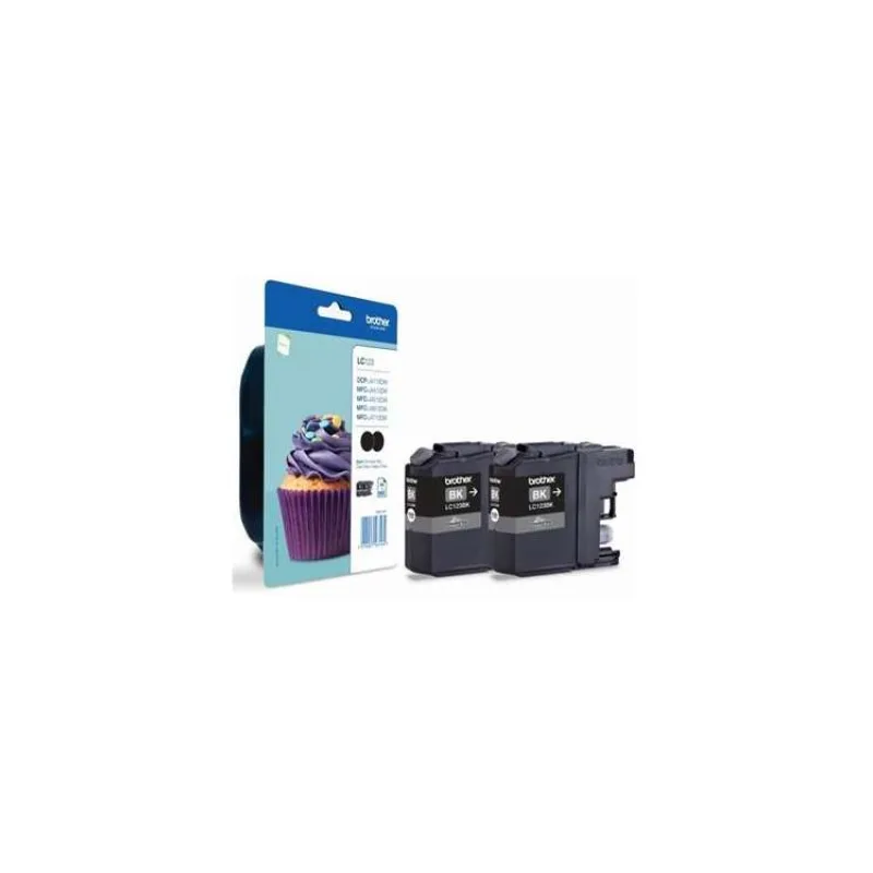 Brother LC-123BKBP2 (inkoust multipack - 2x černá) (LC123BKBP2)