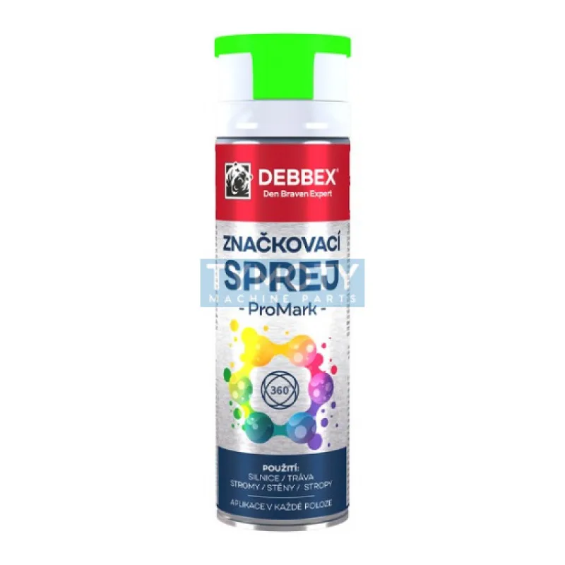 Debbex Značkovací sprej PROMARK - 500 ml zelená, dóza