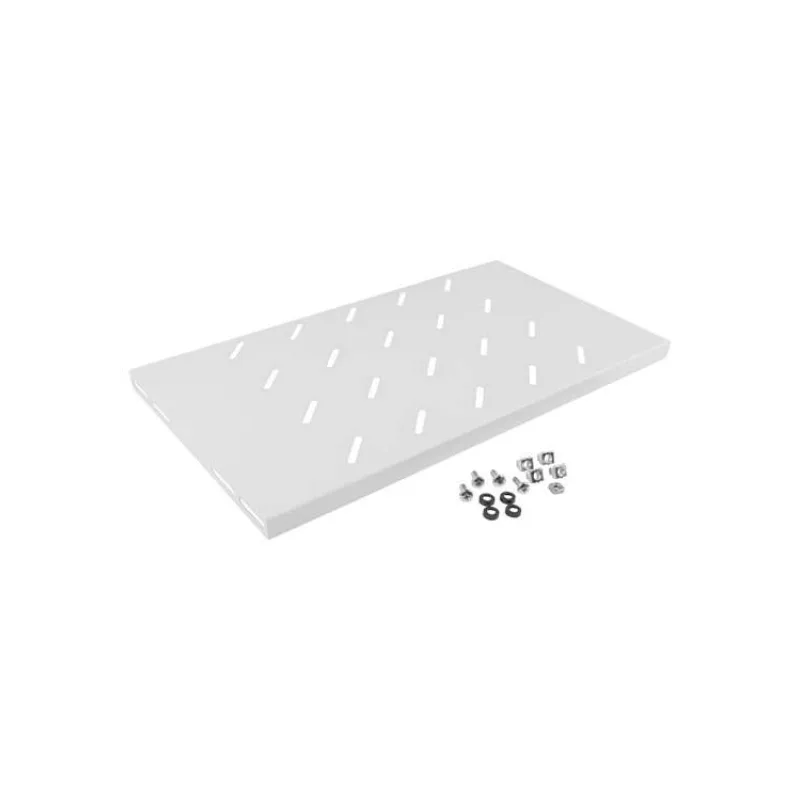 LANBERG 19" PEVNÁ POLICA 1U/486X270MM MAX. NOSNOSŤ DO 120 KG ŠEDÁ (AK-1001-S)