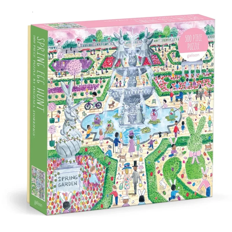 Galison Galison Puzzle Michael Storrings Veľkonočné hľadanie vajíčok 500 dielikov