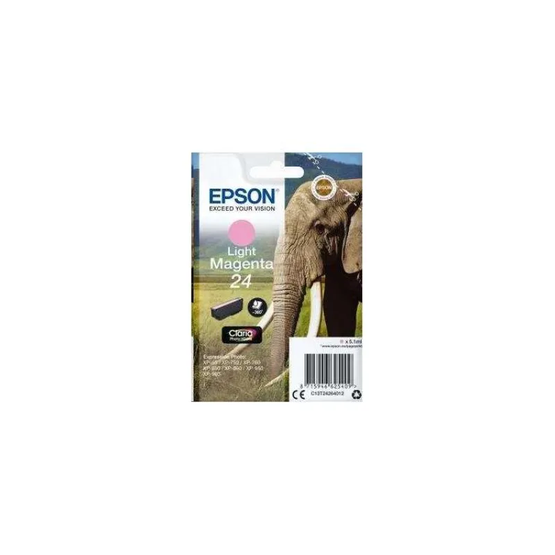 Epson Singlepack Light Magenta 24 Claira Photo Ink (C13T24264012)