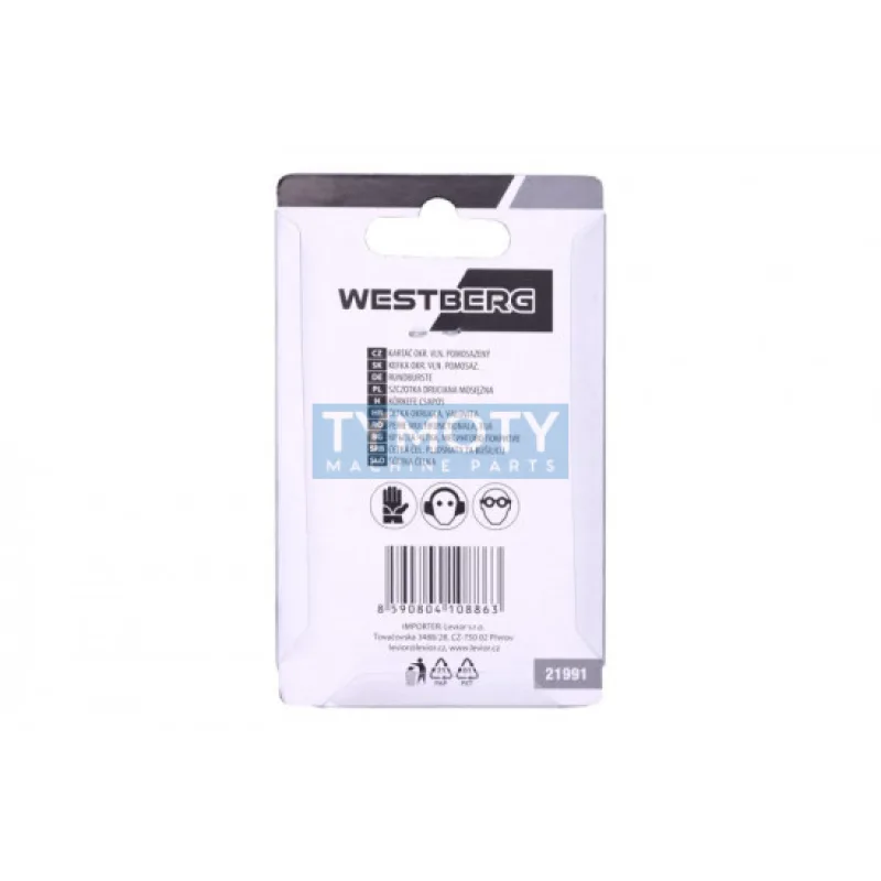 Kefa rotačná radiálna vlnitá WESTBERG 50mm stopka