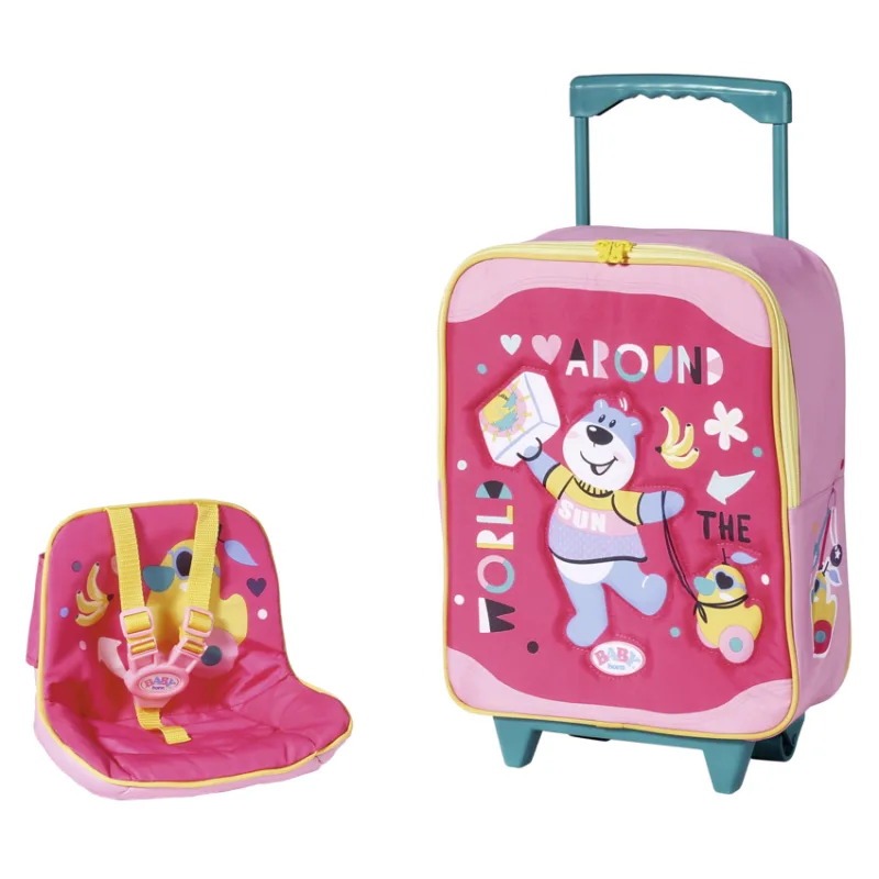 BABY born Cestovný kufrík so sedačkou pre bábiky