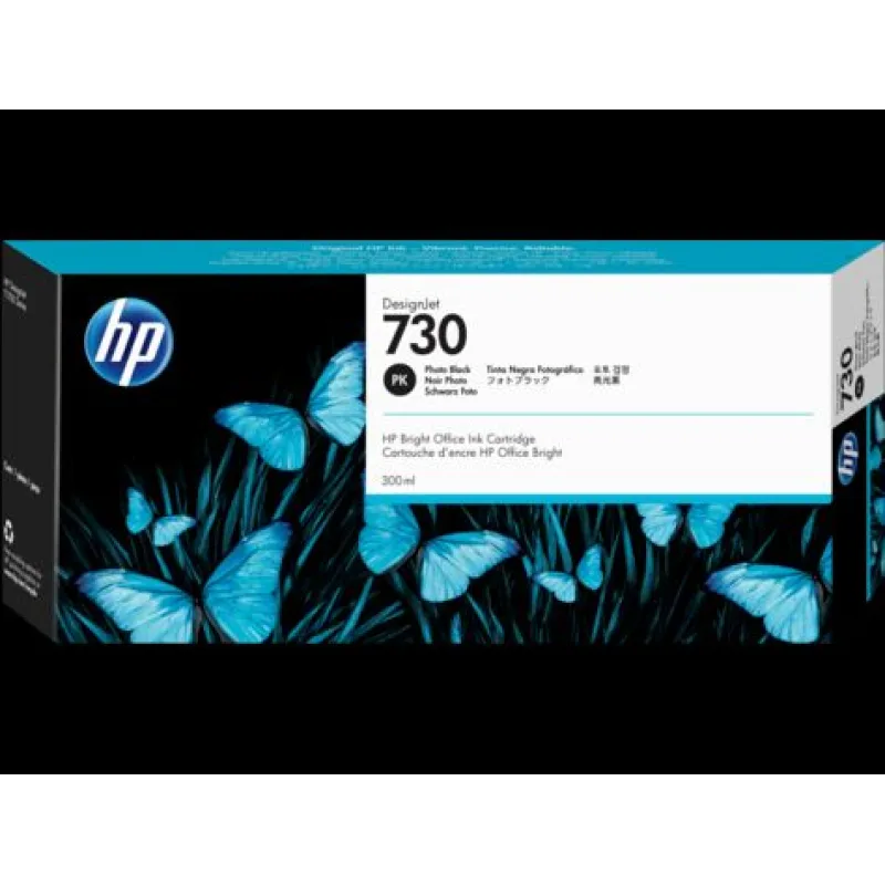 HP 730 300-ml Photo Black Ink Crtg  P2V73A