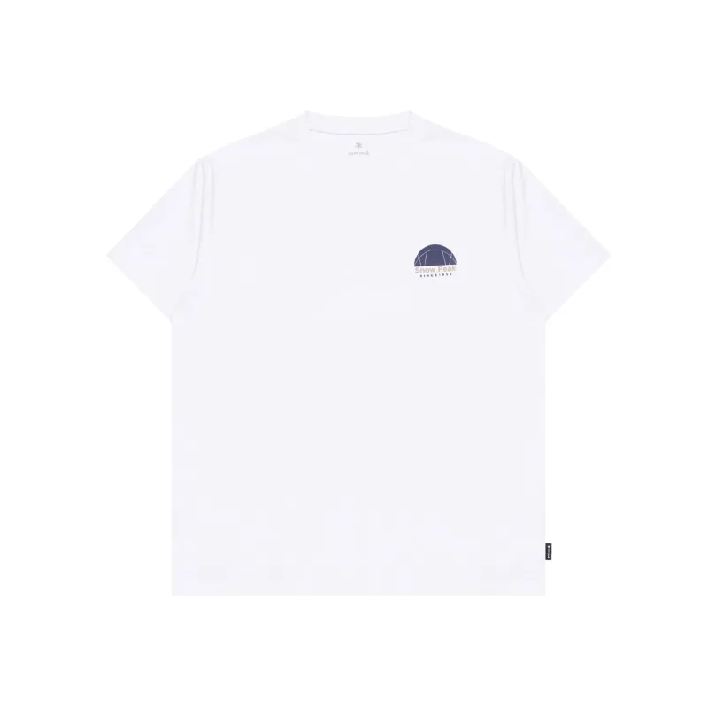 Snow Peak Alpha Breeze Typography T-Shirt White - XL