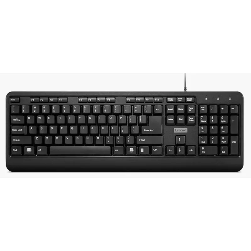 Lenovo 160/Drátové USB-A/US layout/Černá GY41L68463