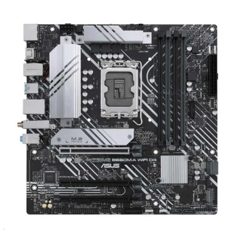ASUS MB Sc LGA1700 PRIME B660M-A WIFI DDR4, Intel B660, 4xDDR4, 1xDP, 2xHDMI, WI-FI, mATX (90MB1AE0-M1EAY0)