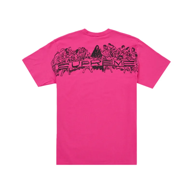 Supreme Supper Tee Fuchsia Pink - L