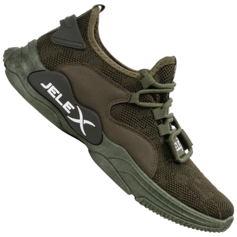 Ľahké Pánske Tenisky JELEX JLX-302 zelená Veľkosť: 43
