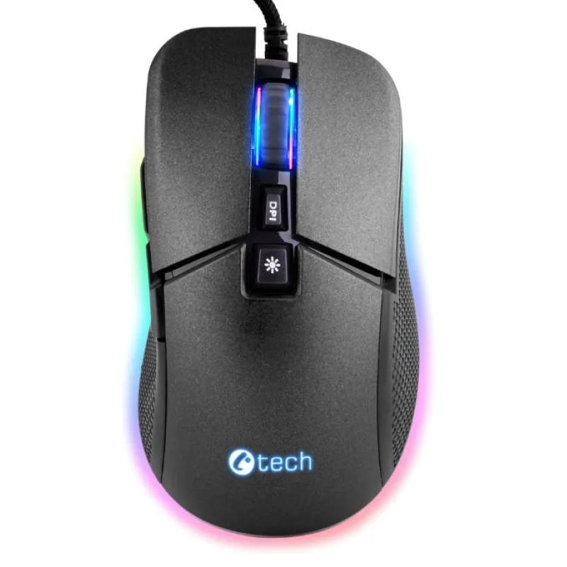 C-TECH Dawn/ Herná/ Optická/ Pre pravákov/ 6 400 DPI/ Drôtová USB/ Čierna…