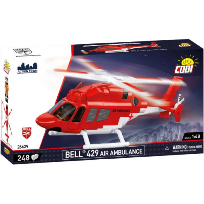 Cobi 26629 Bell 429 Letecká záchranka, 1:48, 248 kostek