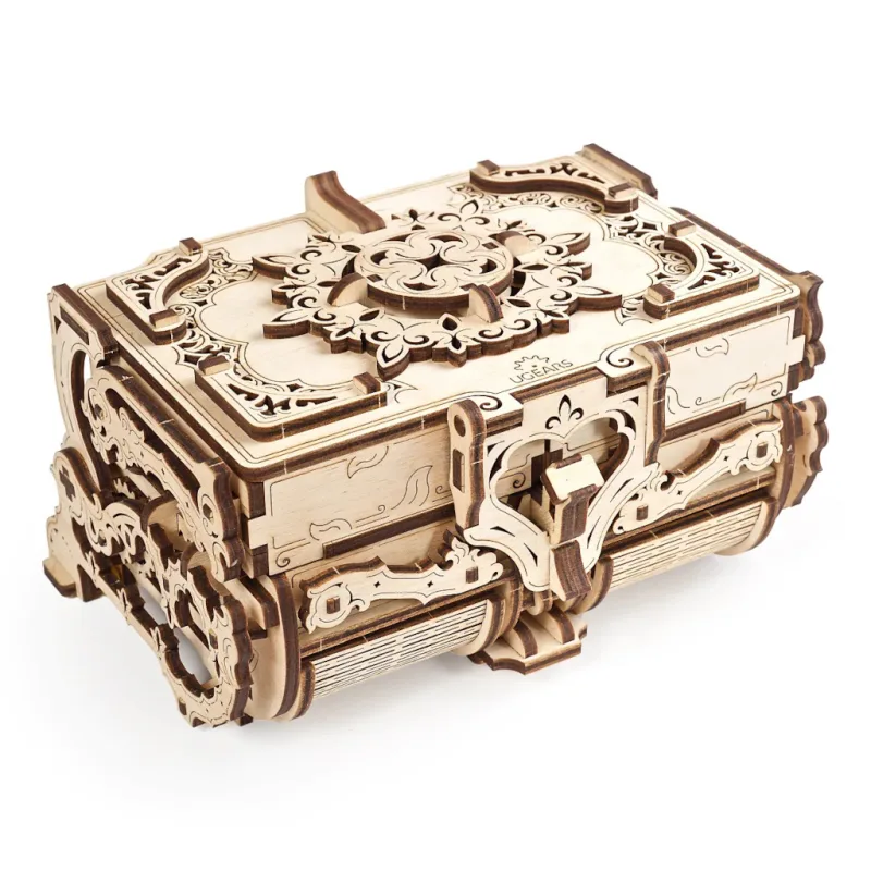 Ugears Ugears 3D drevené mechanické puzzle Starožitná šperkovnica