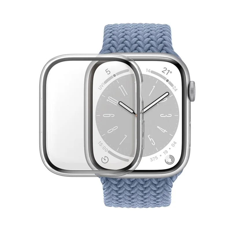 PanzerGlass Apple Watch 9/8/7 41 mm ochranný kryt s D30 číry rámček 3686