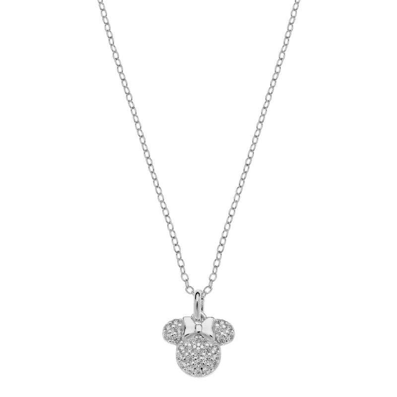 Disney detský náhrdelník Minnie Mouse strieborný NS000033SZWL-157.CS