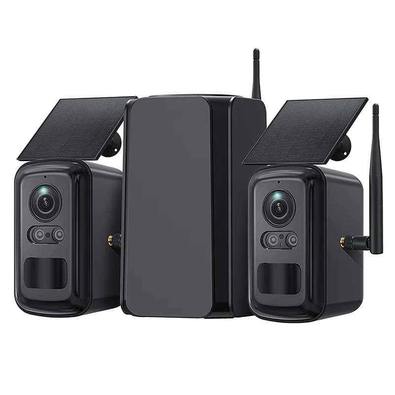Set solárních kamer Viking HUB S02/8000 mAh/ mobilní aplikace/ outdoor VSWRK02