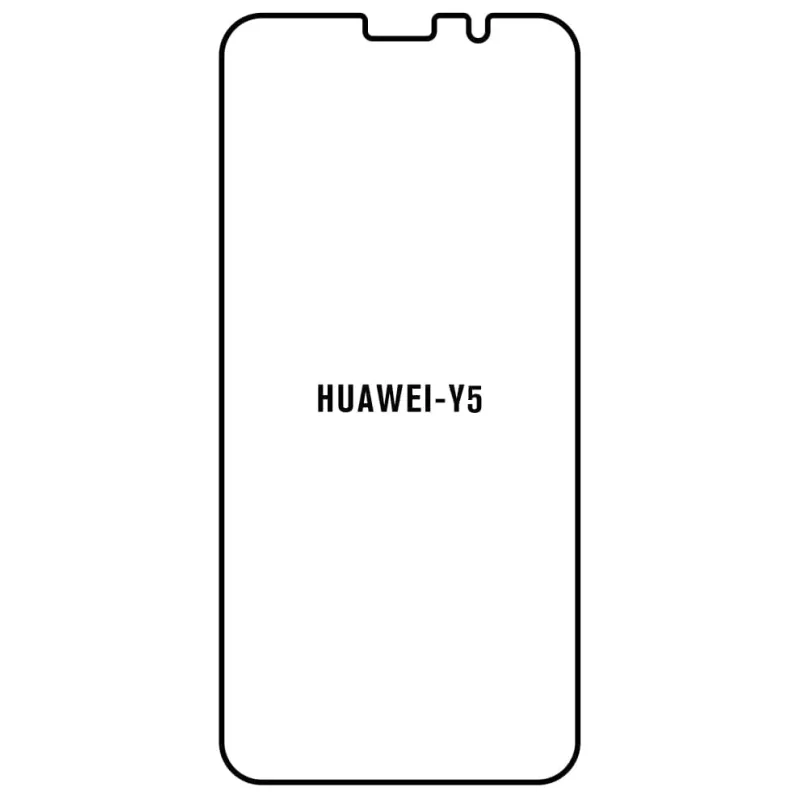 Sunshine Huawei Y5 2018 Predná Hydrogél ochranná fólia Strih: Predná 1, Typ fólie: Anti-Spy (Privacy)