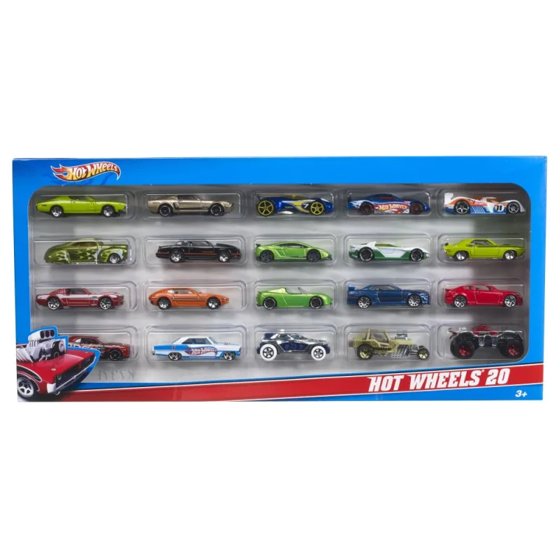 Mattel Hot Wheels 20ks angličák asst