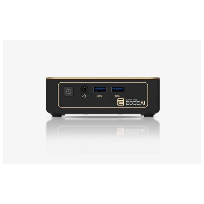 SAPPHIRE EDGE AI 350 BAREBONE / Ryzen AI 7 350 / 2x DDR5 SO-DIMM / M.2 / Wi-Fi / HDMI / USB-C / 120W adaptér (4H020-04-40G)