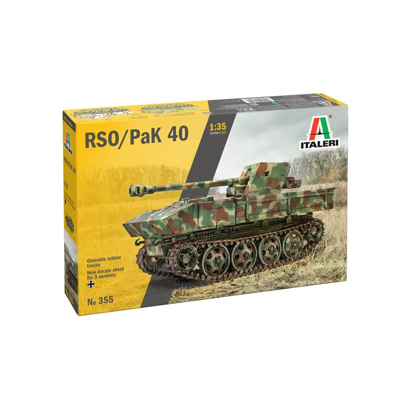 Italeri Taleri Model Kit military 0355 - 7,5 cm RSO with PAK40 (1:35)