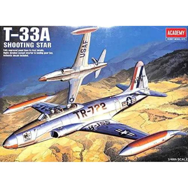 Academy Model Kit lietadlo 12284 - T-33A SHOOTINGSTAR (1:48)