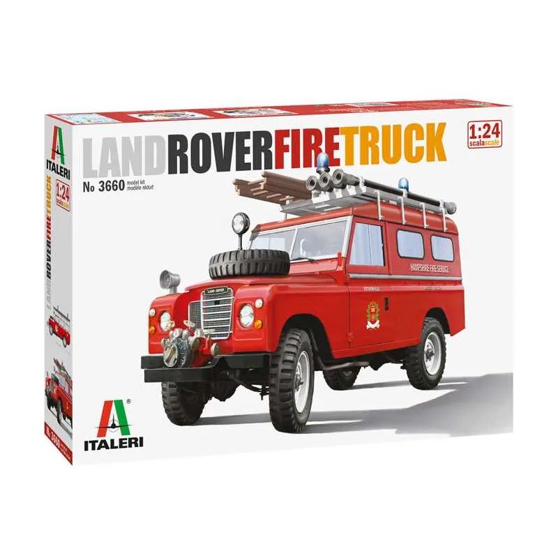 Italeri Model Kit auto 3660 - Land Rover Požiarnické vozidlo (1:24)